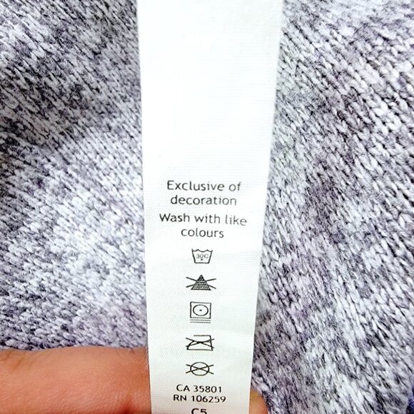 Lululemon Women's Heathered Silver Lilac Fleece & Thank You Half-Zip Pullover 6 - Picture 8 of 9